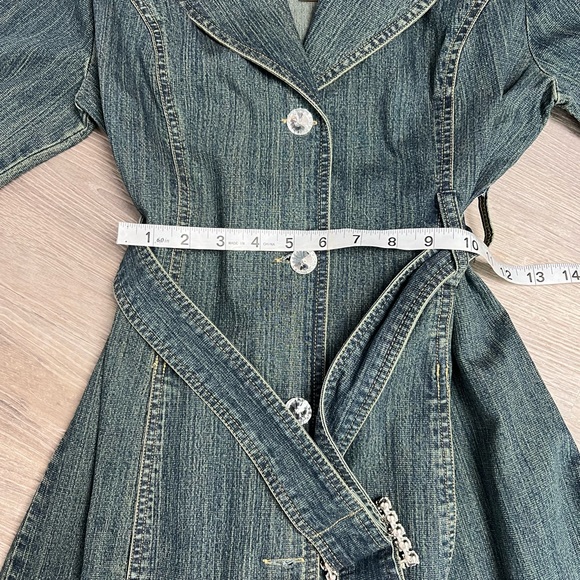 NWT Ivy Jane Gorgeous Jean Jacket with Belt- Medium‎ - Picture 7 of 12